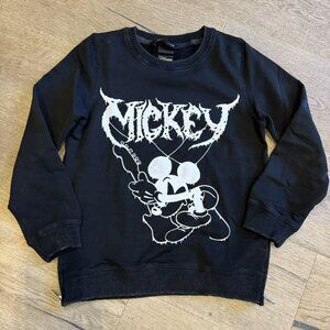 Black Mickey Mouse Disney Sweatshirt